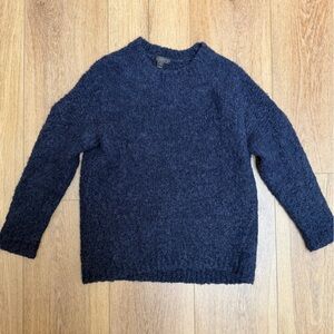 J. Crew Textured Blue Knit